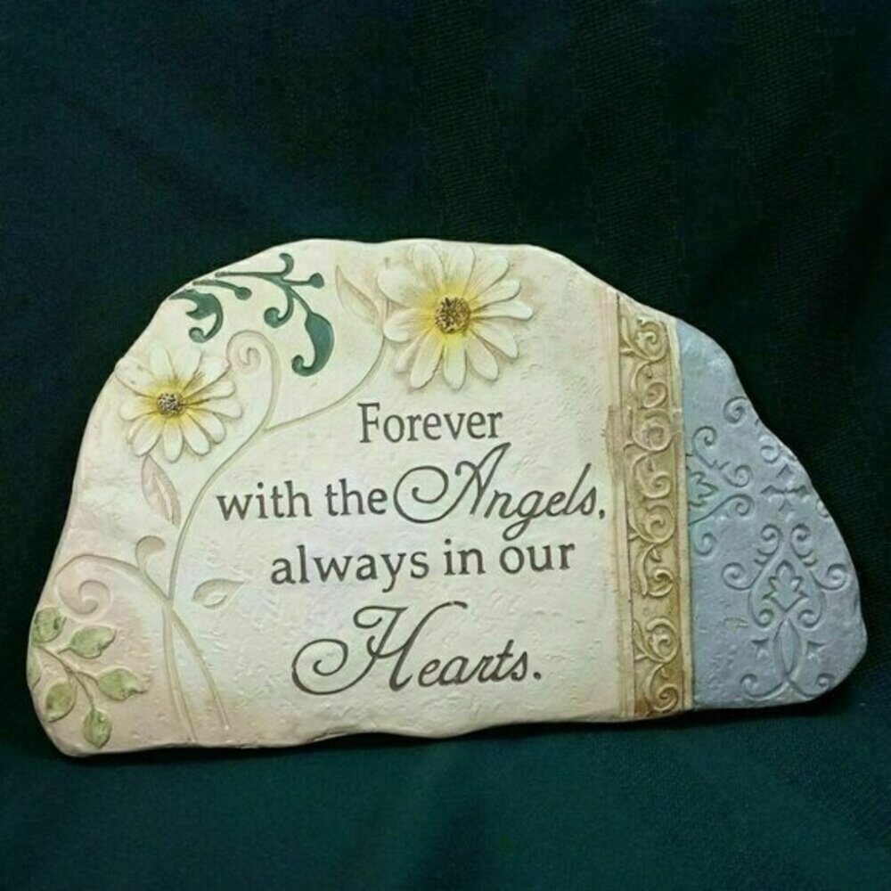 Ganz Forever with the Angels Pet Memorial Bereavement Sympathy Plaque Sign READ‎